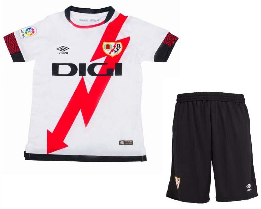 Kit infantil I Rayo Vallecano 2021 2022 Umbro oficial 